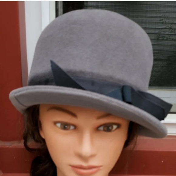 Vintage gray felted‎ hat - Picture 11 of 12